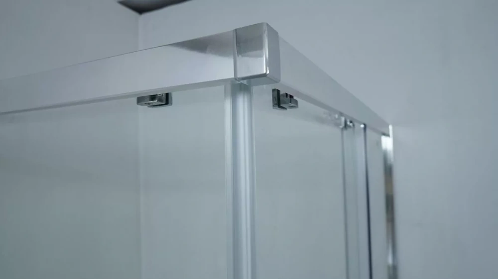 Душевой уголок Timo Altti 611 Clean Glass прозрачный 100х100 квадратный, без поддона, хром от магазина Vanna-Vanna.ru!