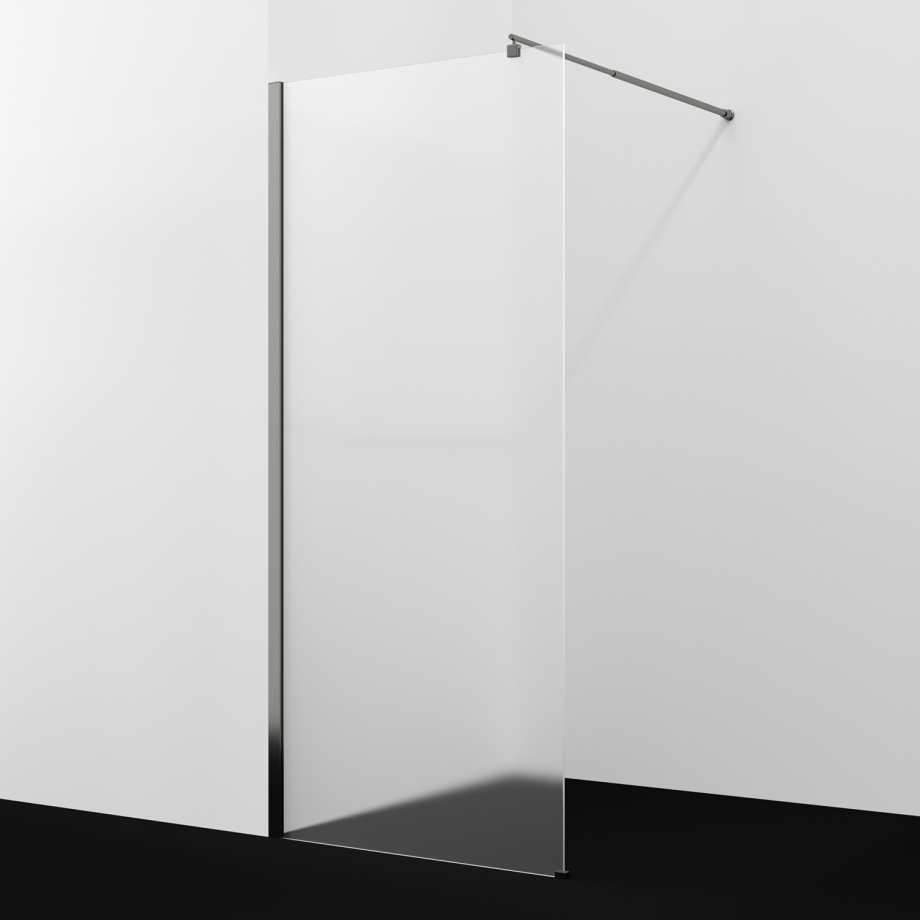 Душевая перегородка WasserKRAFT Rur 30W46GR-MG, графит