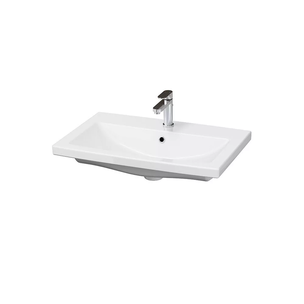 Тумба с раковиной Corozo Омаха 70 Z2 напольная, белая