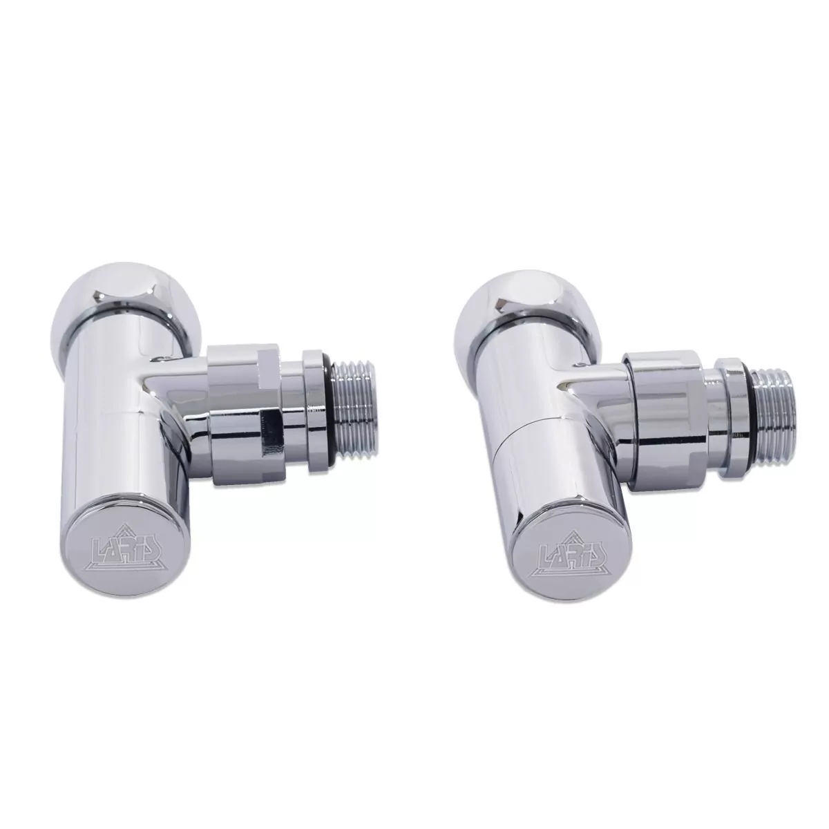 Вентиль запорный угловой Laris г/ш 3/4х1/2 хром ZZ-4701 2 шт.