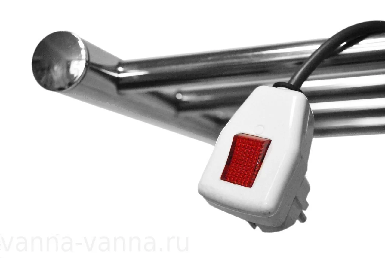 Полотенцесушитель электрический полка Domoterm DMT-Т4-38-53 L левый, хром