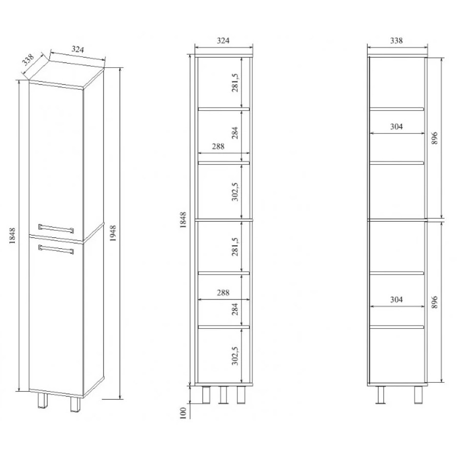 Пенал Sanflor Карина 32 L