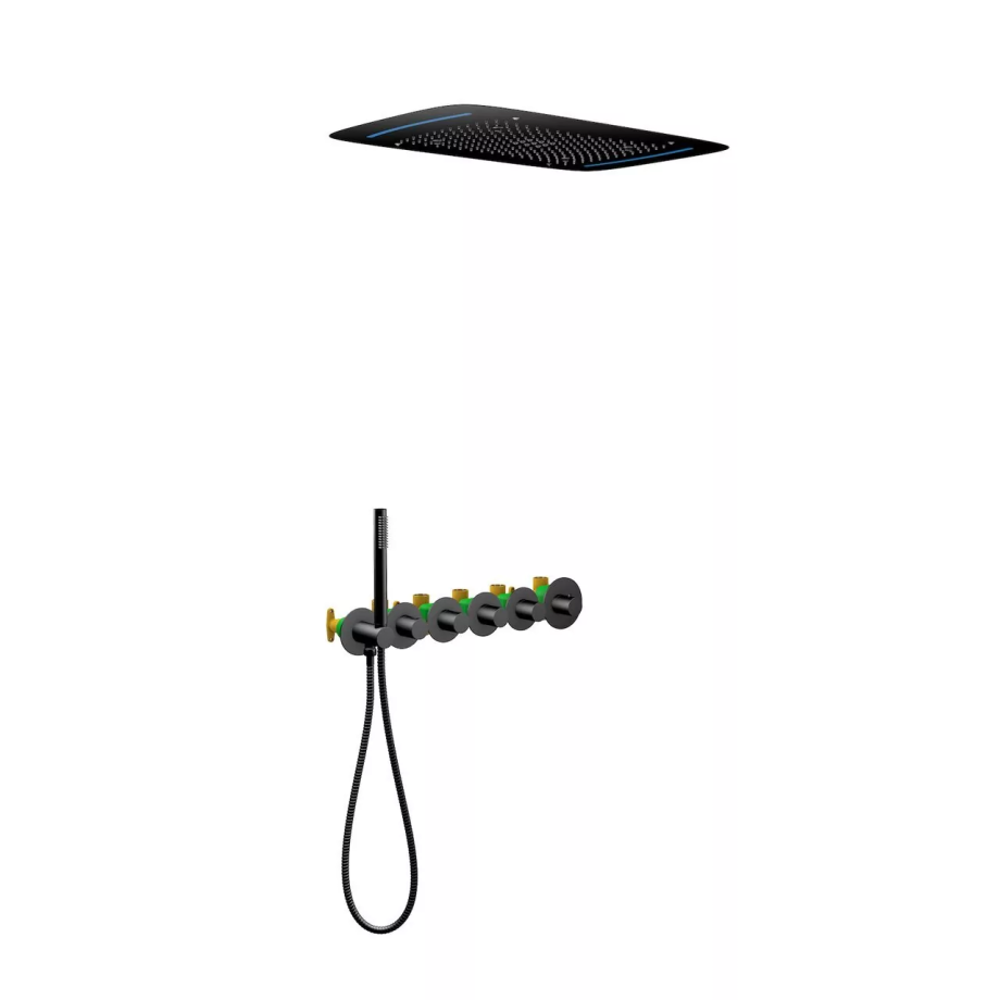 Душевой комплект Timo Saona SX-2319/03SM черный матовый