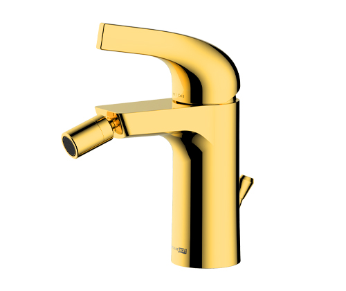 Смеситель для биде WasserKraft Sauer 7106 PVD-покрытие глянцевое золото