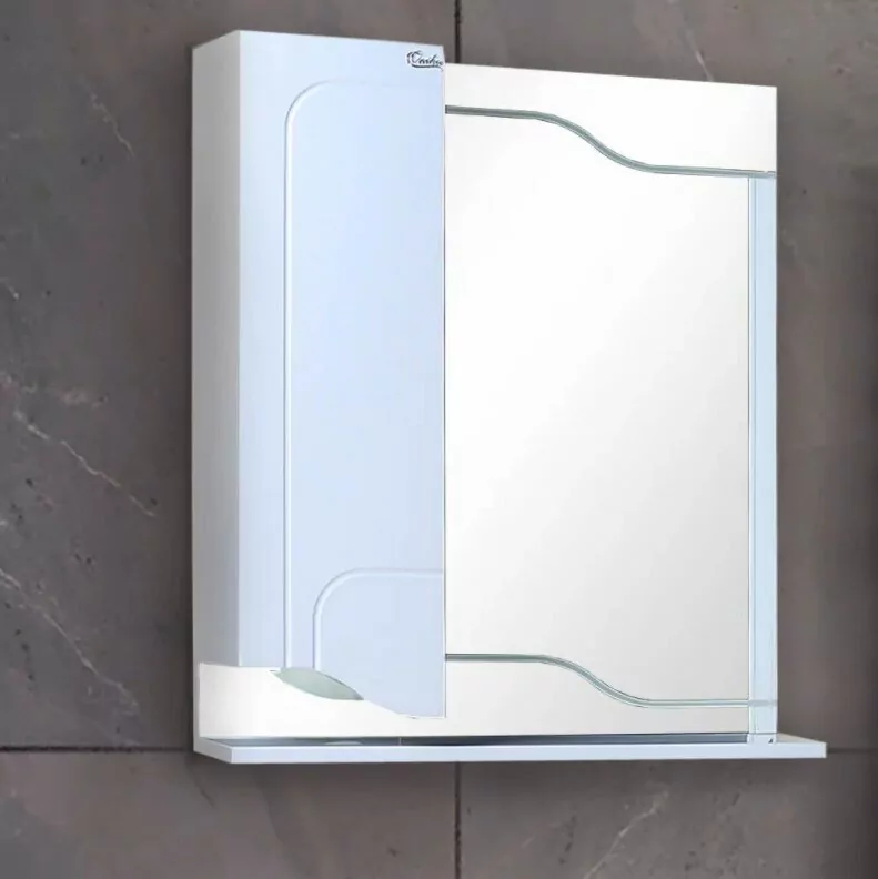 Зеркало со шкафчиком Onika Веронэлла 75.00 L белый