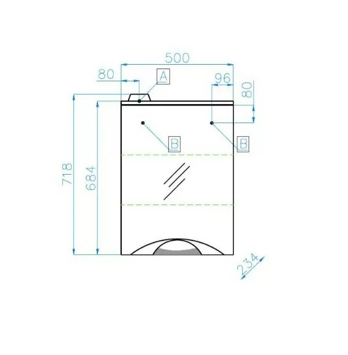 Зеркало-шкаф Style Line Жасмин 2 50/С, Люкс свет, белый от магазина Vanna-Vanna.ru!