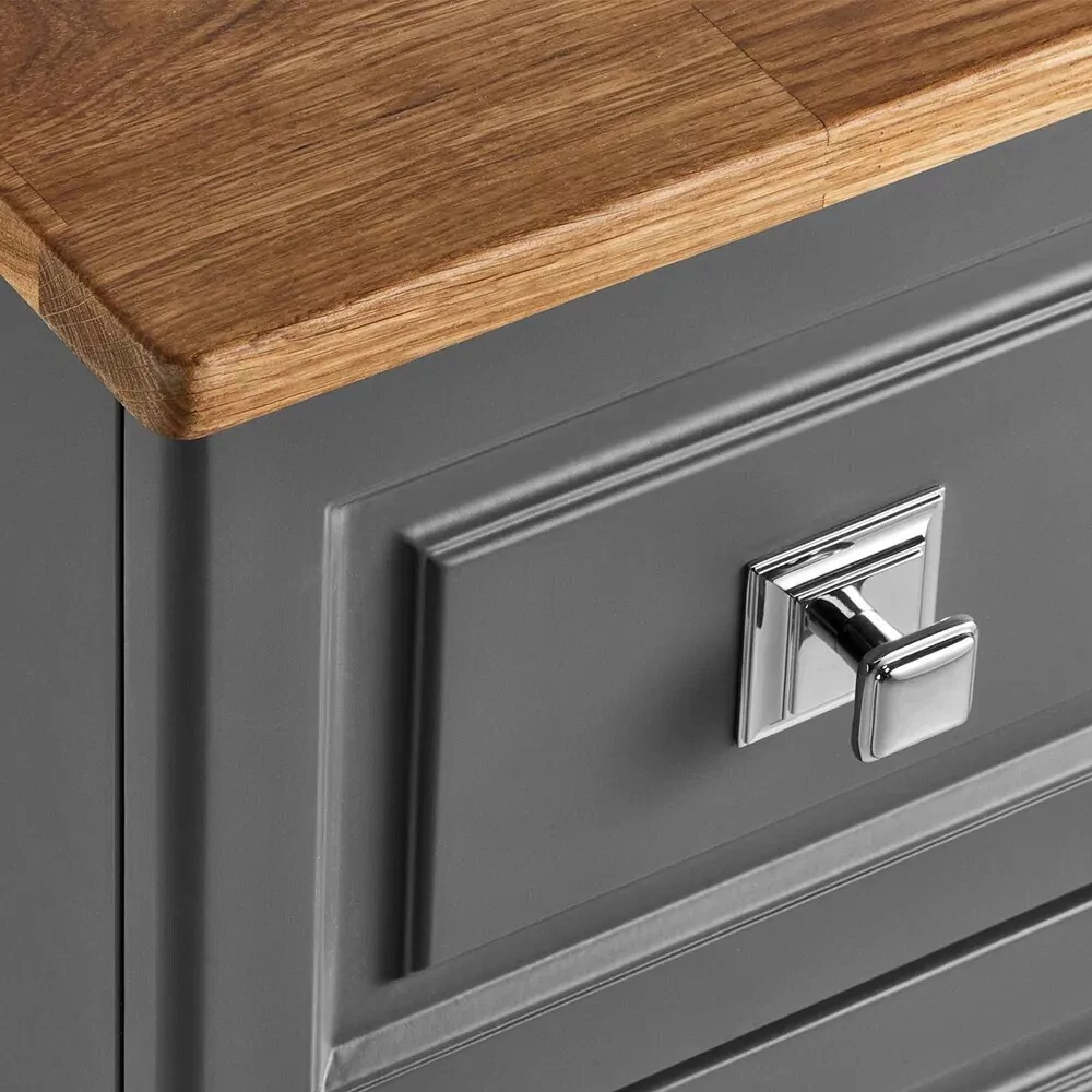 Тумба напольная Asb-Woodline Каталина 100 с раковиной Купер 56, серый