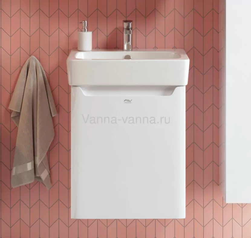 Мебель для ванной Alavann Lana 50 комплект, подвесной, белый Мебель для ванной Alavann Lana 50 комплект, подвесной, белый