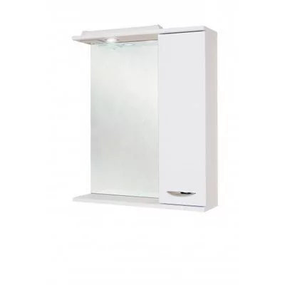 Зеркало со шкафчиком Onika Ника 60.01 R свет, белый