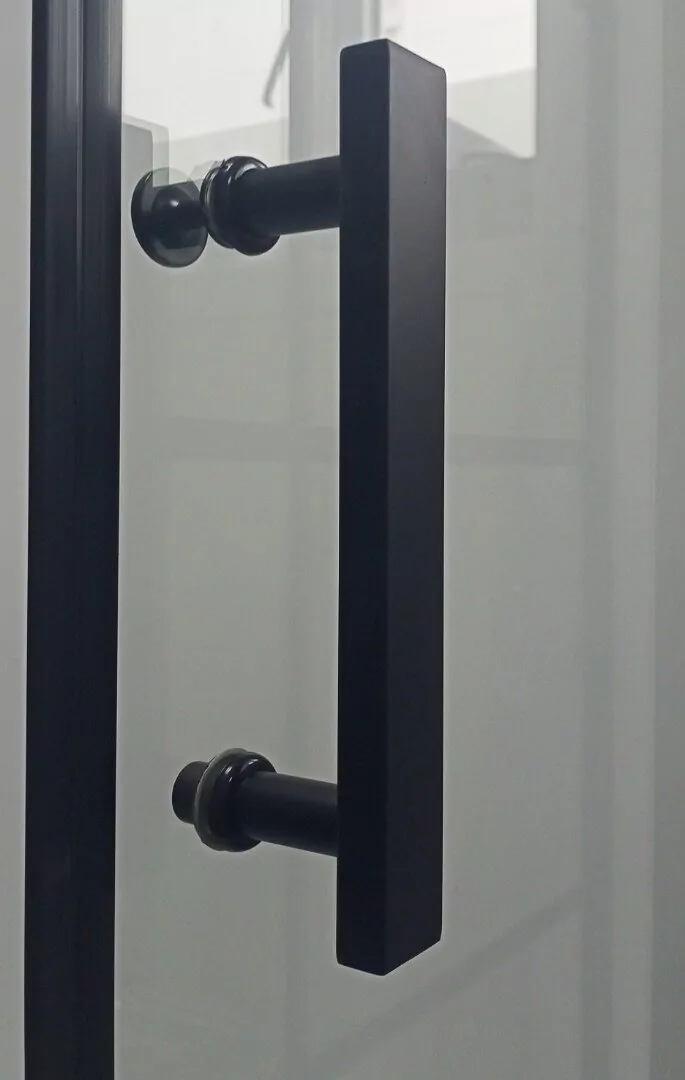 Душевой уголок Parly Quadro ZQ121B L/R прямоугольный, с низким поддоном, прозрачное стекло, профиль черный Душевой уголок Parly Quadro ZQ121B L/R прямоугольный, с низким поддоном, прозрачное стекло, профиль черный