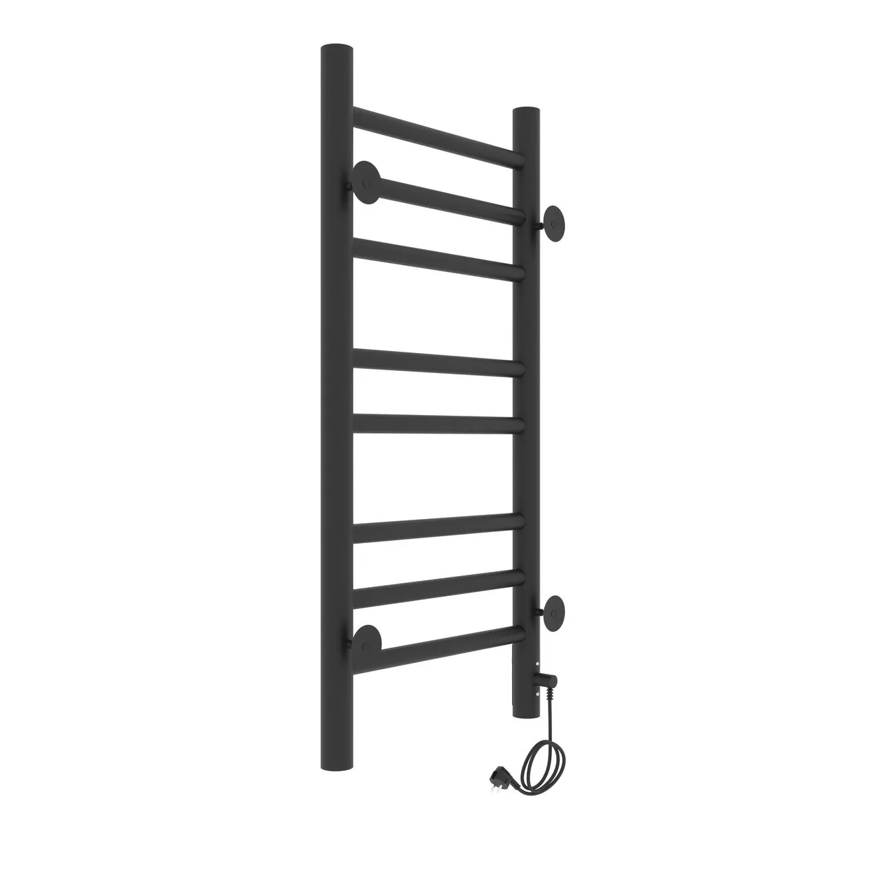 Полотенцесушитель электрический Laris Лаванда ЧКЧ П8 300х700 левый, черный матовый