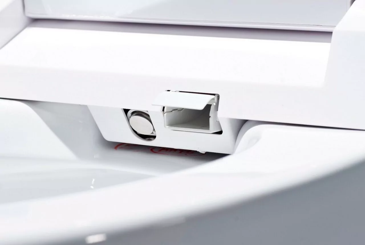 Унитаз Timo TE-721 электронный с биде, напольный, приставной, белый