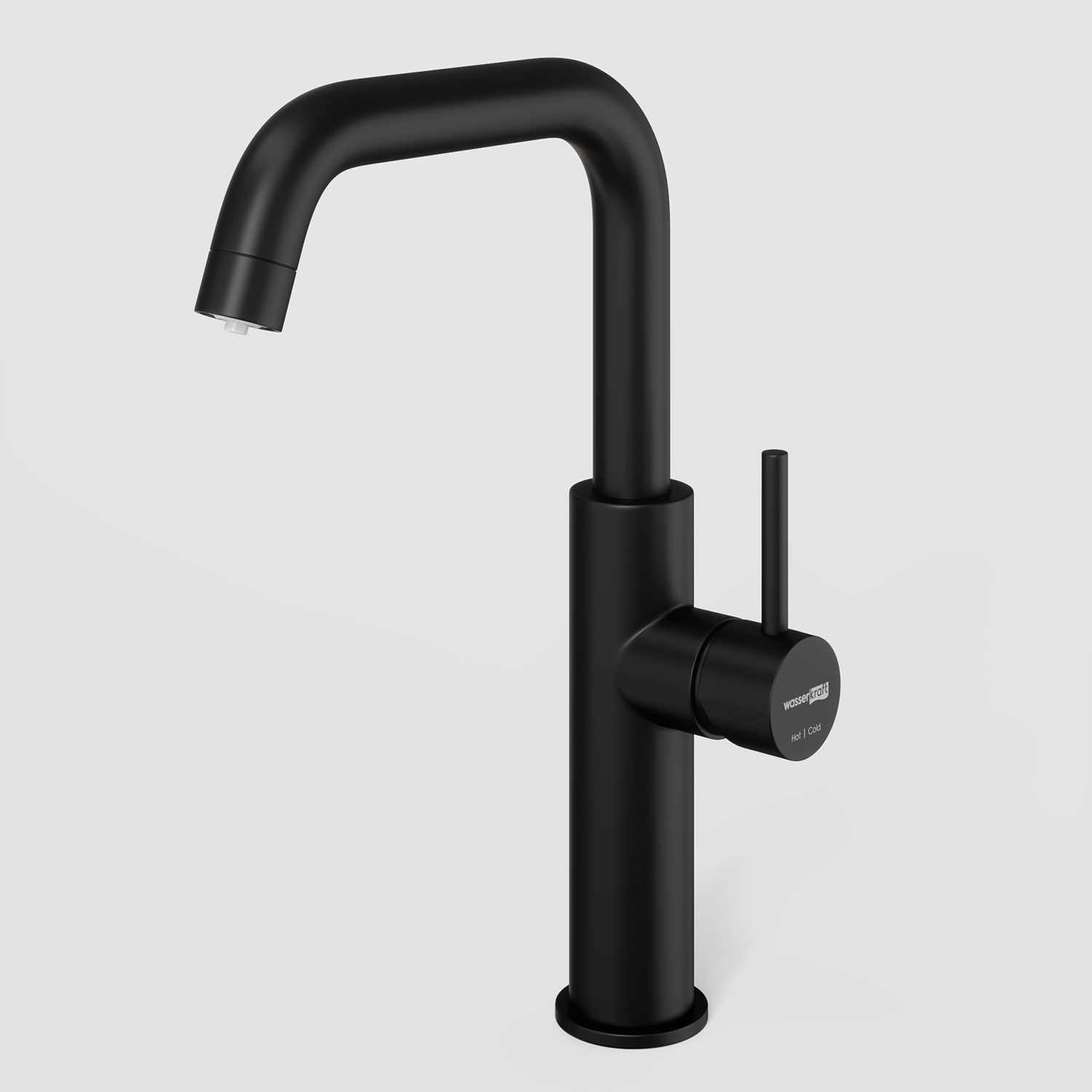 Смеситель для кухни под фильтр однорычажный WasserKraft А8567 черный