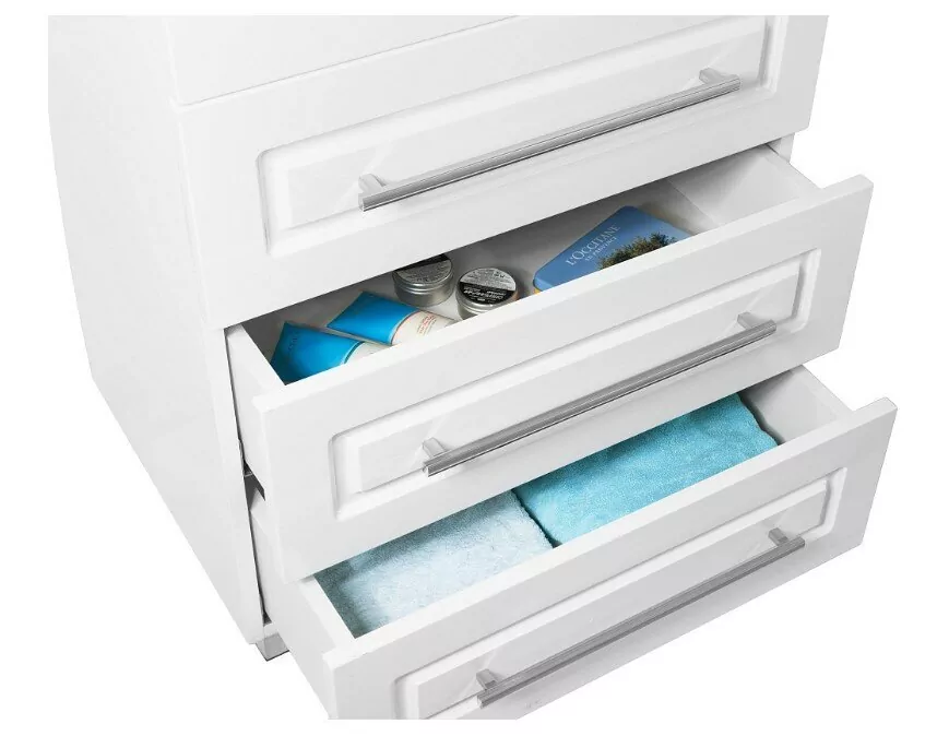 Тумба напольная Vod-ok Арабеска 60 с раковиной Classica 60, белая + 13 цветов от магазина Vanna-Vanna.ru!