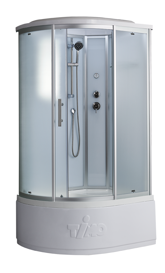 Душевая кабина Timo Standart Т-6610 Silver R 110*85*220, турецкая баня хамам