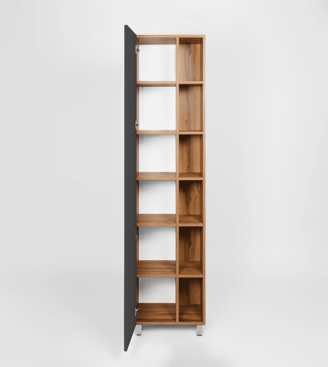 Пенал напольный Viant Бостон 45 L/R графит/дуб вотан