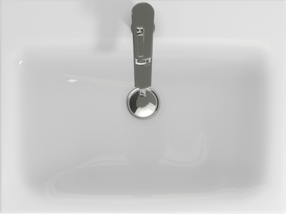 Тумба подвесная SanStar Noche 60 с раковиной Moduo 60 Графит софт