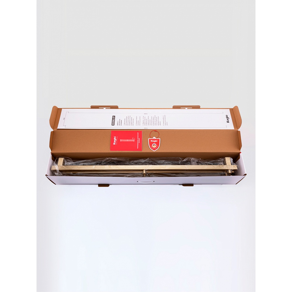 Полотенцесушитель электрический RAGLO R350.17.03 сенсорный с терморегулятором, сатин золотой