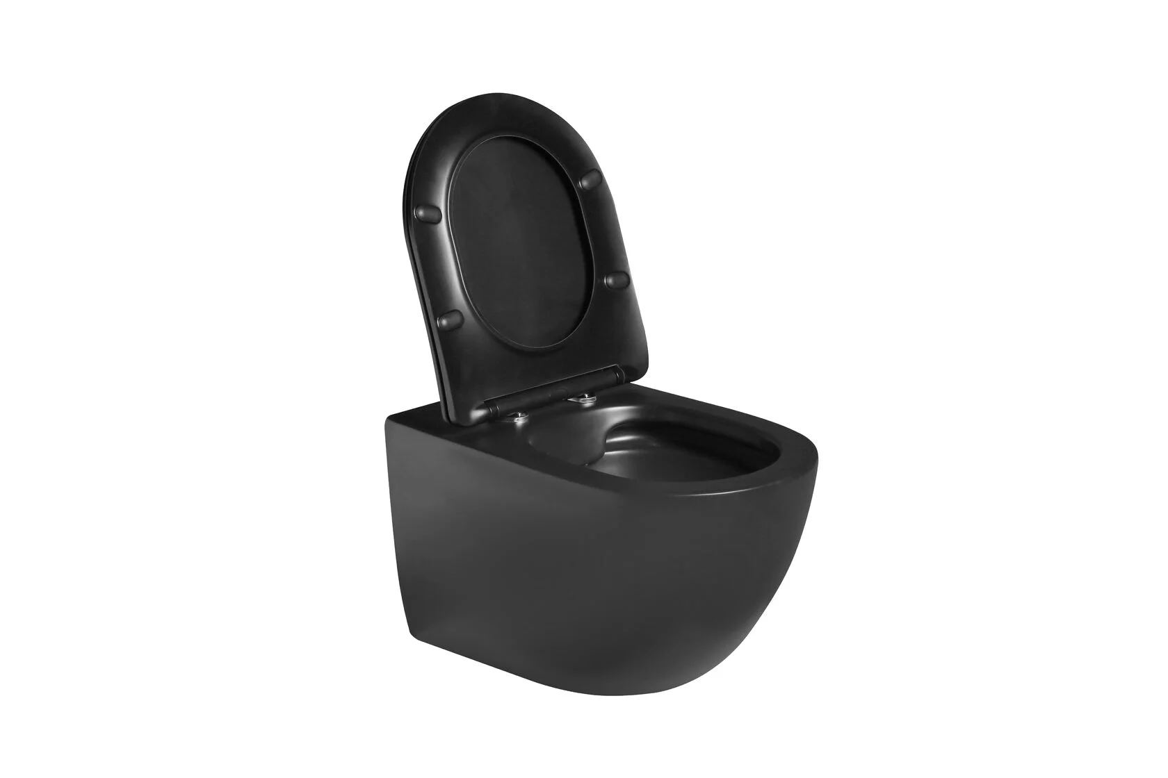 Унитаз SantiLine SL-5002MB подвесной, черный матовый