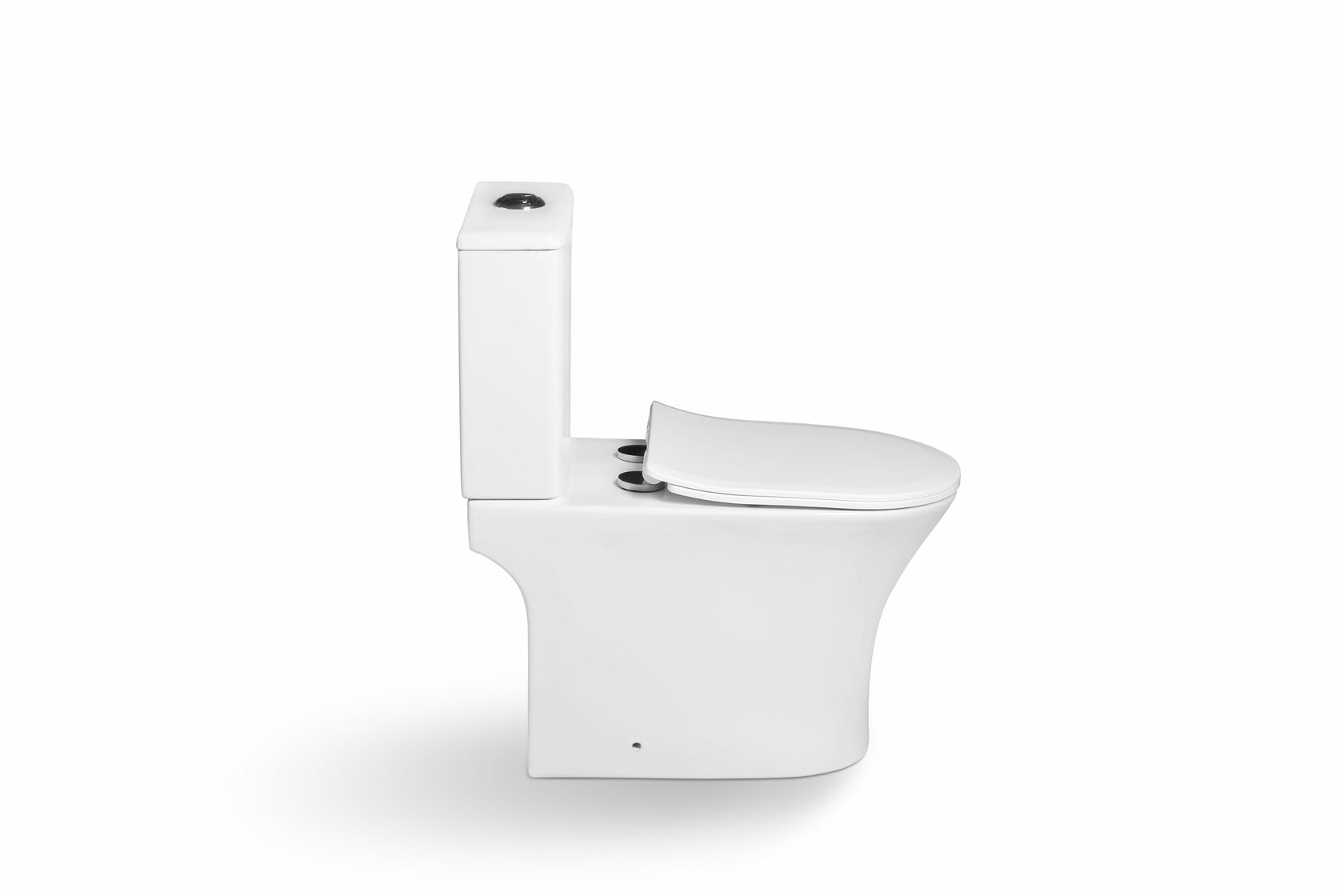 Унитаз SantiLine SL-5022 напольный, безободковый, белый