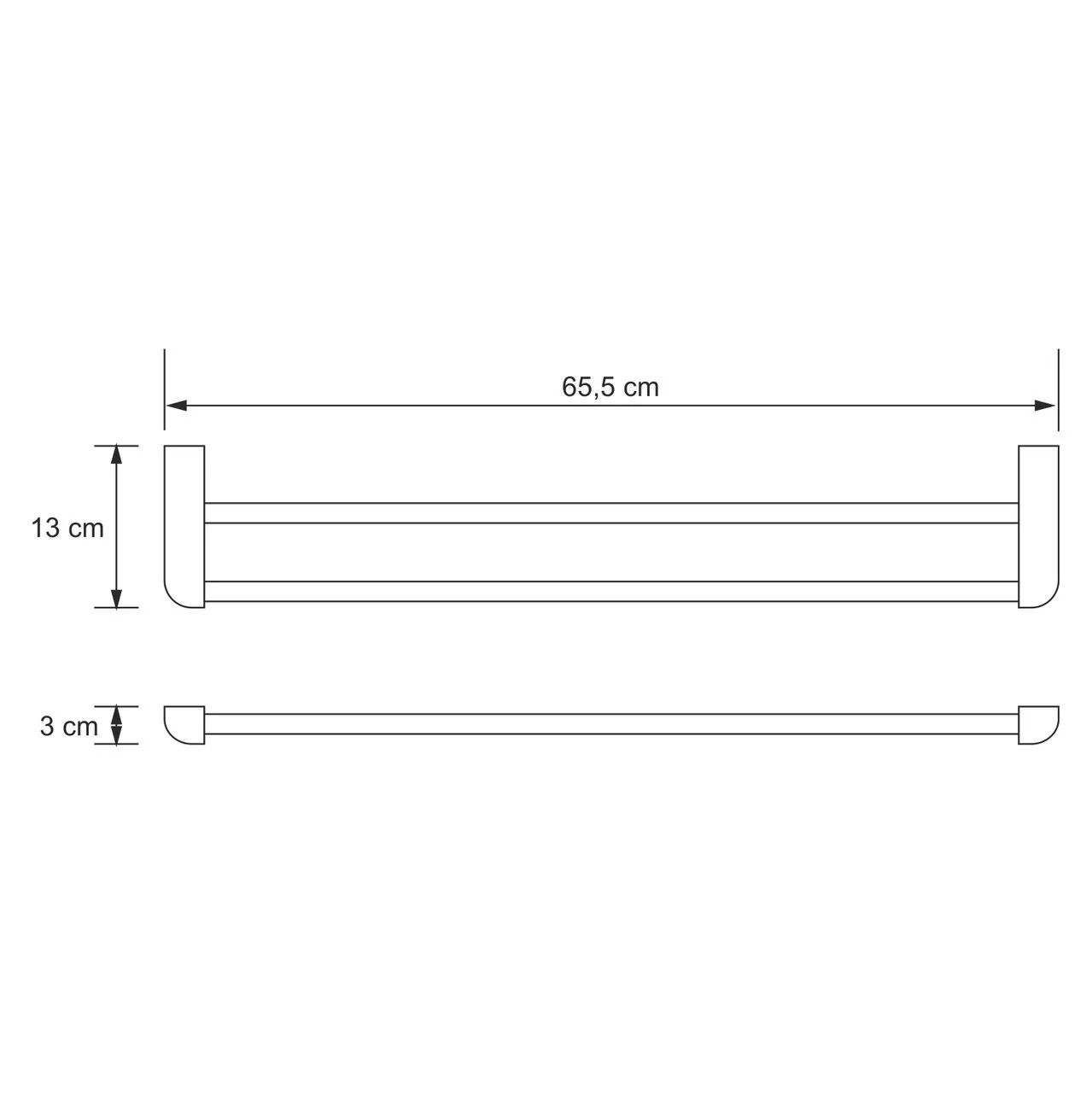 Полотенцедержатель WasserKraft Kammel K-8340WHITE белый