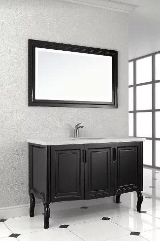 Зеркало Vod-ok Elite Эльвира 120 свет, сенсор, белый