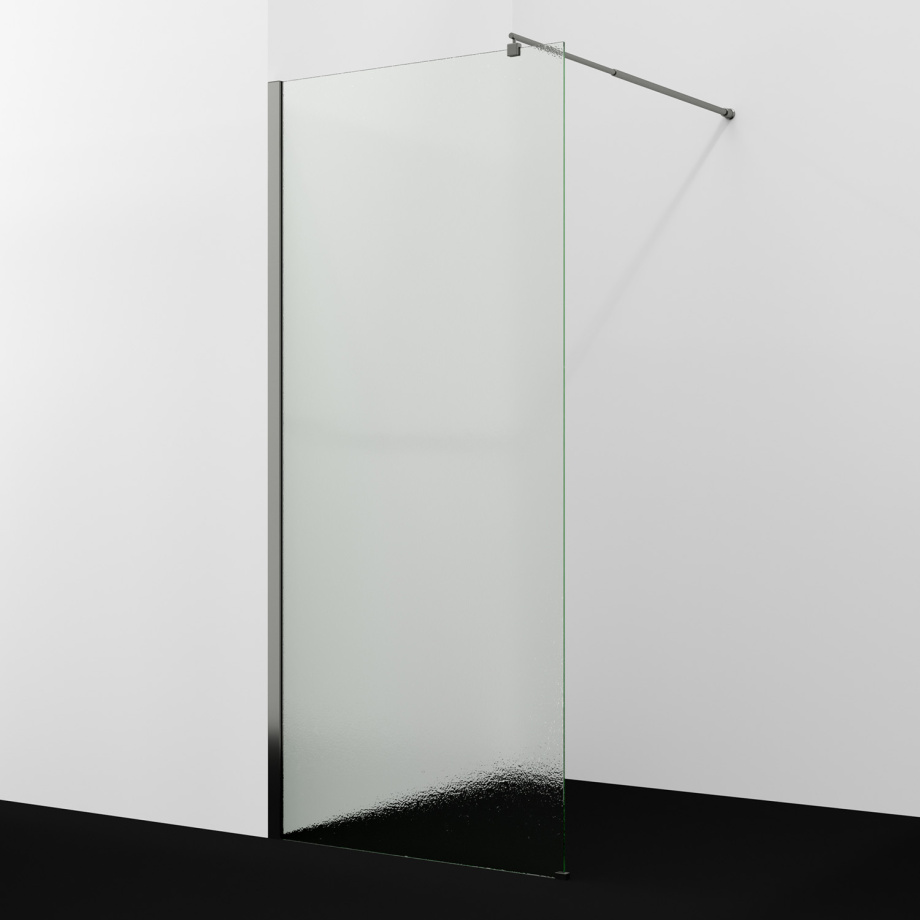 Душевая перегородка WasserKRAFT Rur 30W44GR-TXG, графит