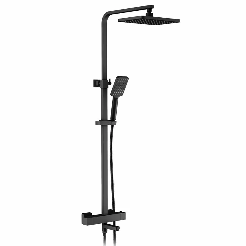 Душевая стойка Timo Tetra-thermo SX-0169/03 черный матовый