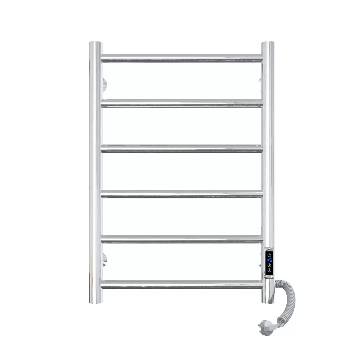 Полотенцесушитель электрический Laris Джаз П6 400х600 с терморегулятором, правый, хром