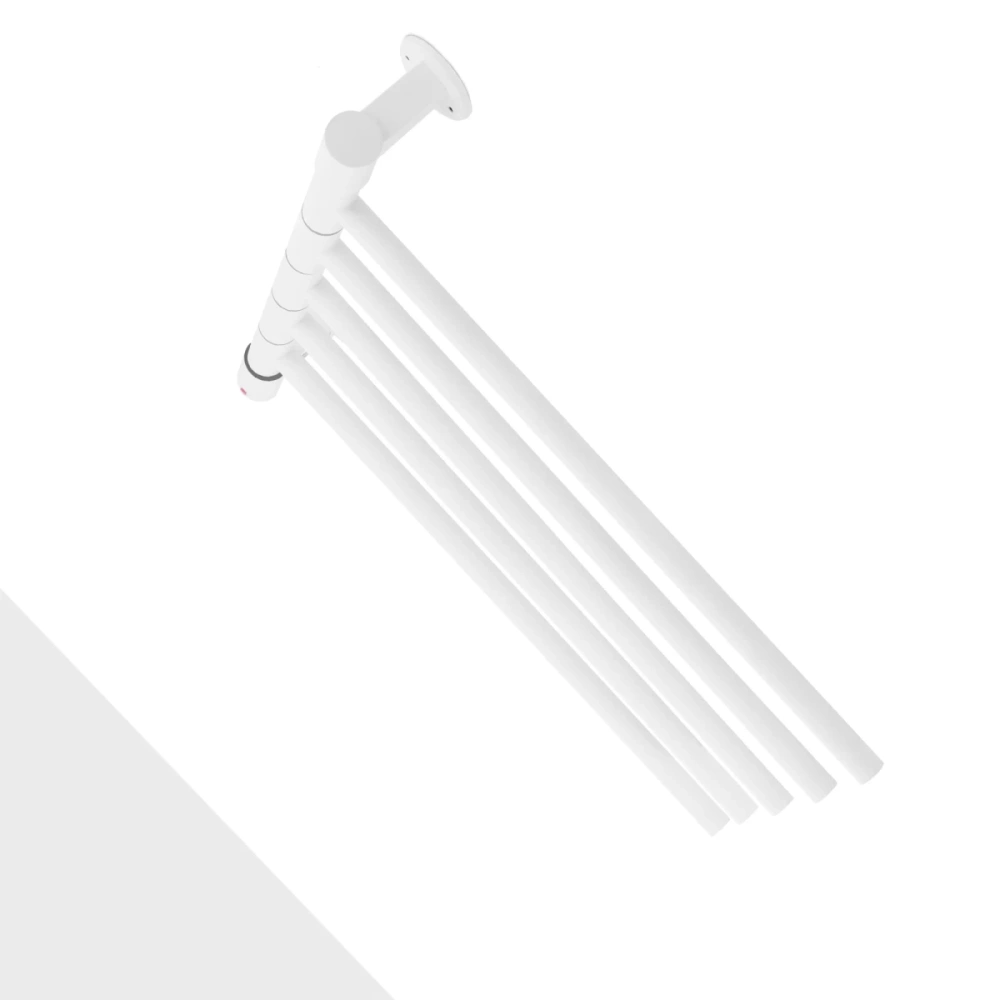 Полотенцесушитель электрический Energy I - G5 белый матовый, поворотные секции, скрытое/наружное подключение от магазина Vanna-Vanna.ru!