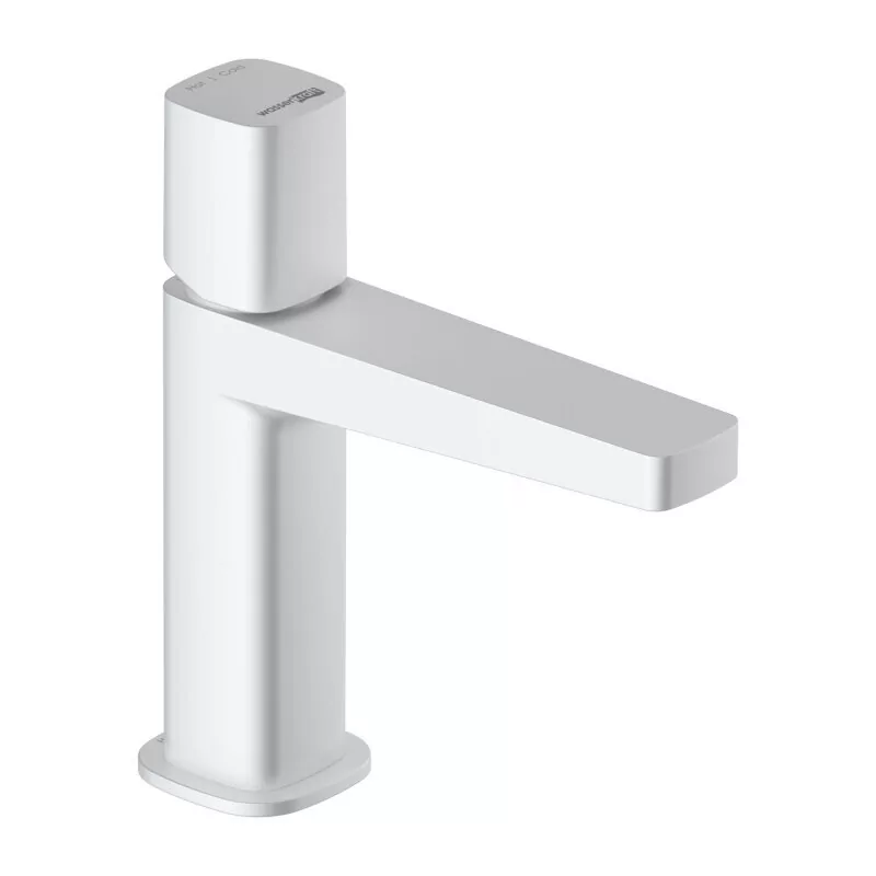 Смеситель для раковины WasserKraft Saale 9503 белый Soft-touch