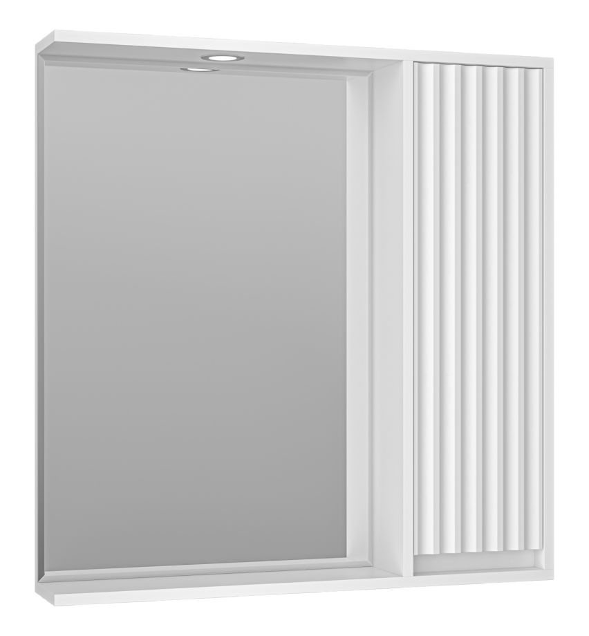 Зеркало-шкаф Brevita Balaton 80 R, белый