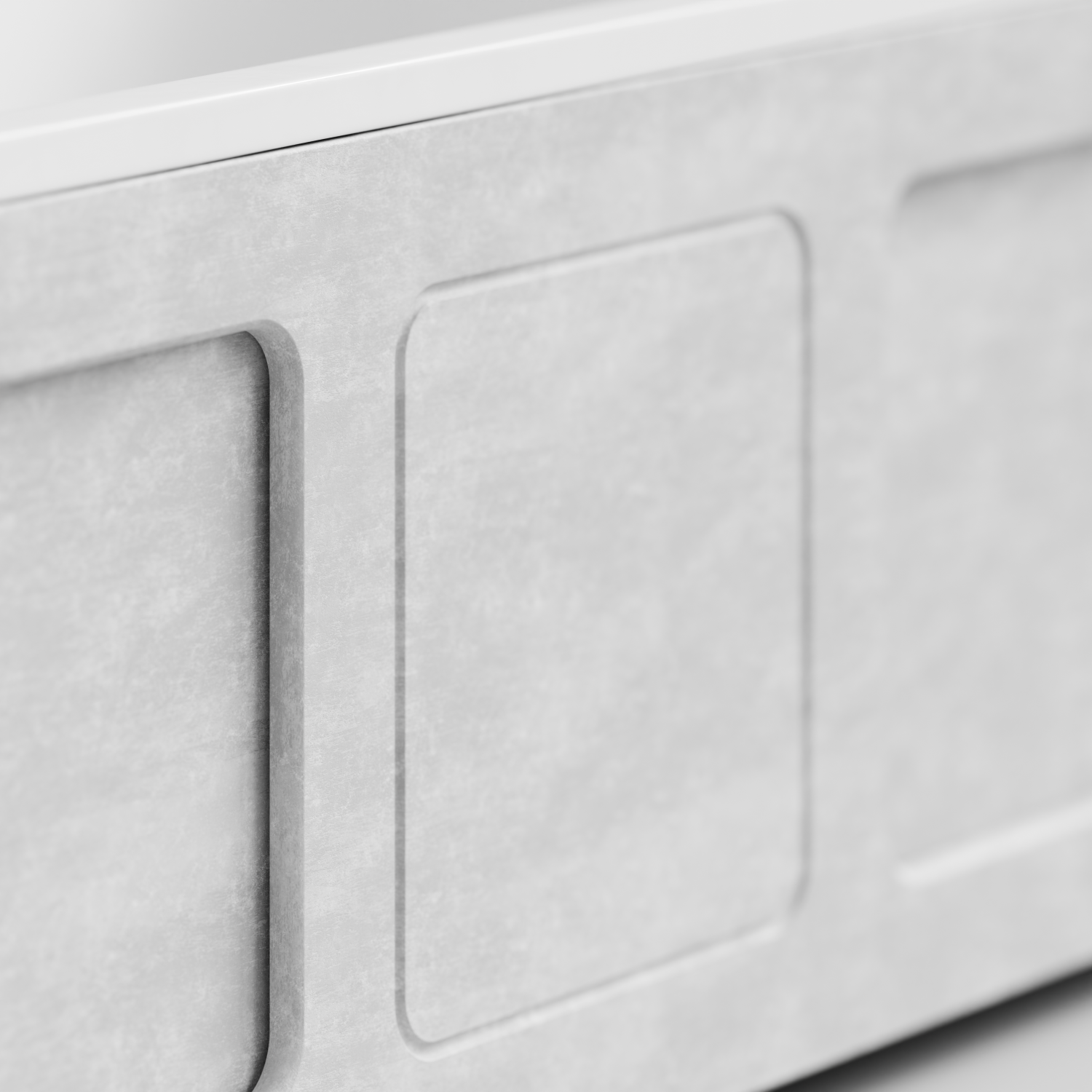 Экран под ванну Vod-ok Хит 170 раздвижной Белый камен