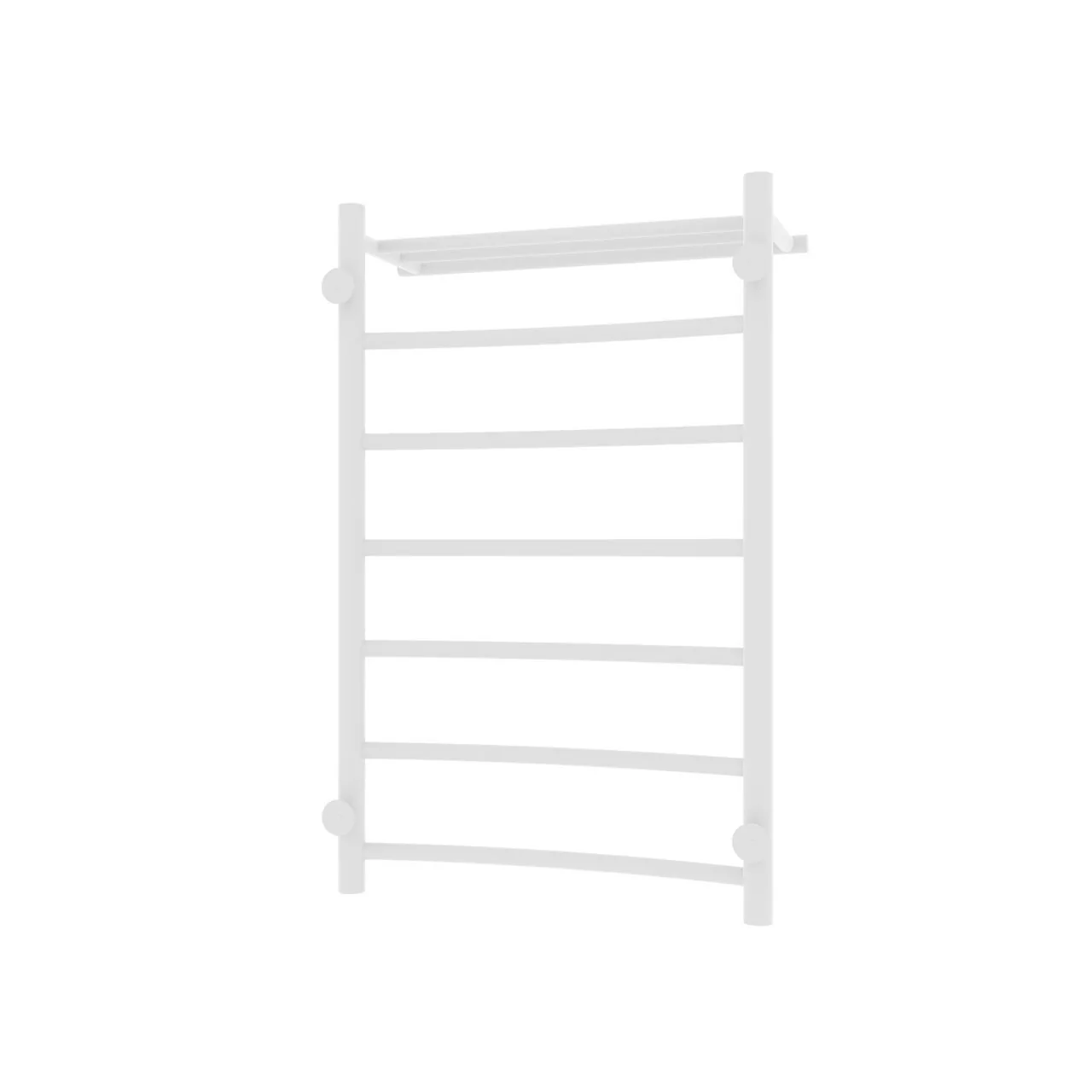 Полотенцесушитель водяной Laris Классик П7 500х800 с полкой, белый матовый