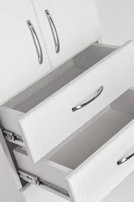 Пенал Style Line Стандарт 48 напольный, белый