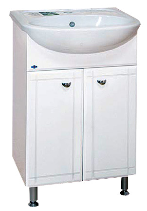Тумба с раковиной Misty Уют 50 белый