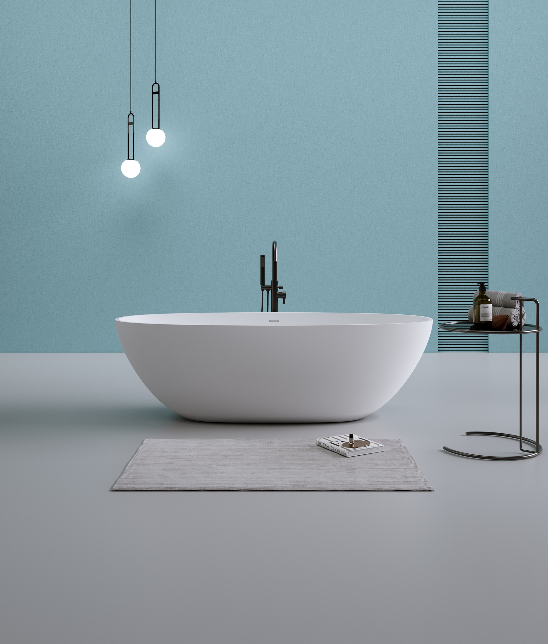 Ванна из искусственного камня Timo solid LEMPI1700 (1700*780*560)