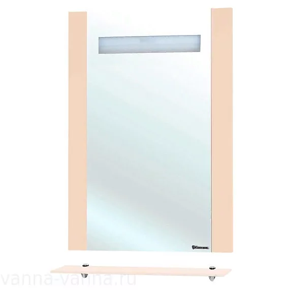 Мебель для ванной Bellezza Берта 60 комплект, подвесной, бежевый