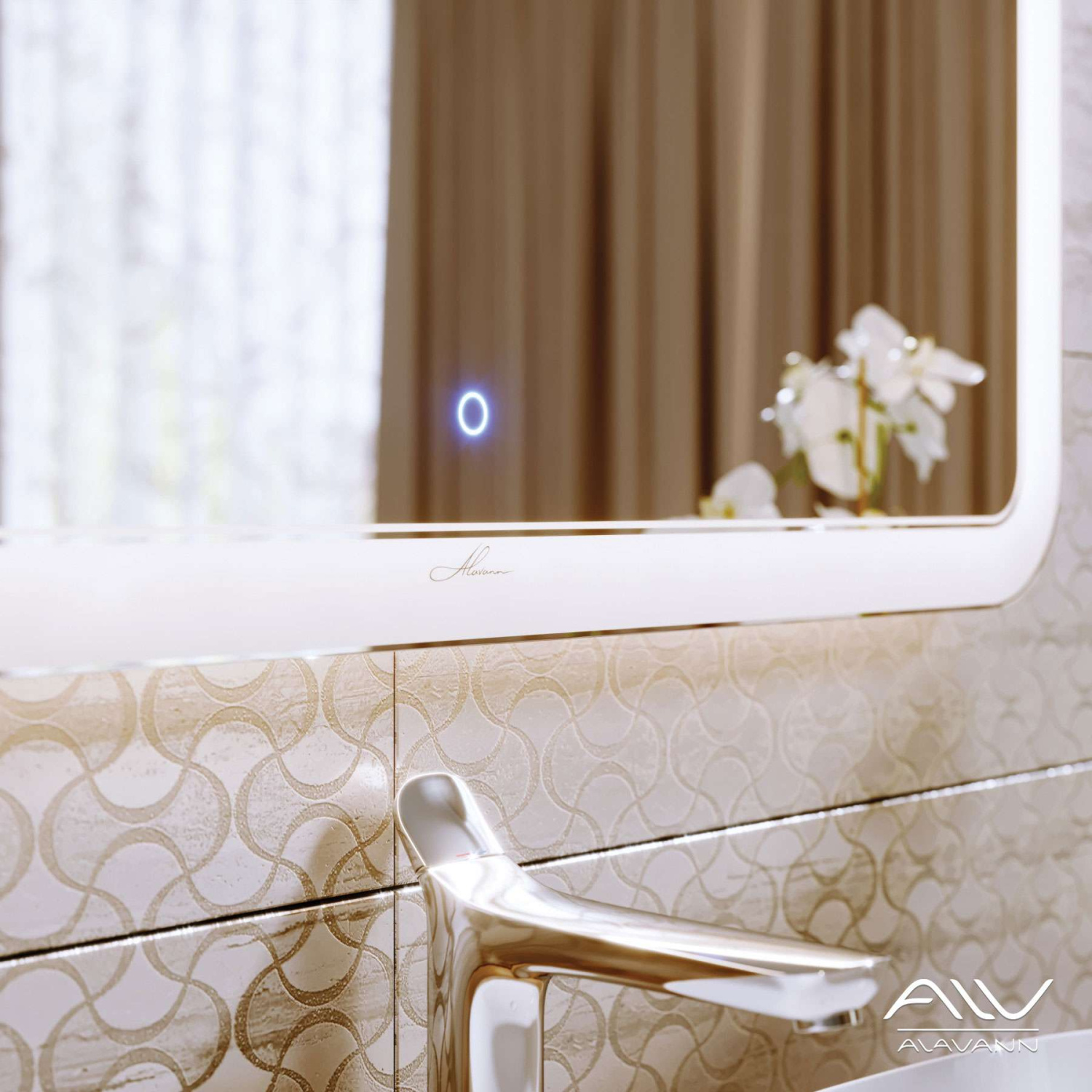 Зеркало Alavann Vanda Lux 60 свет, сенсор