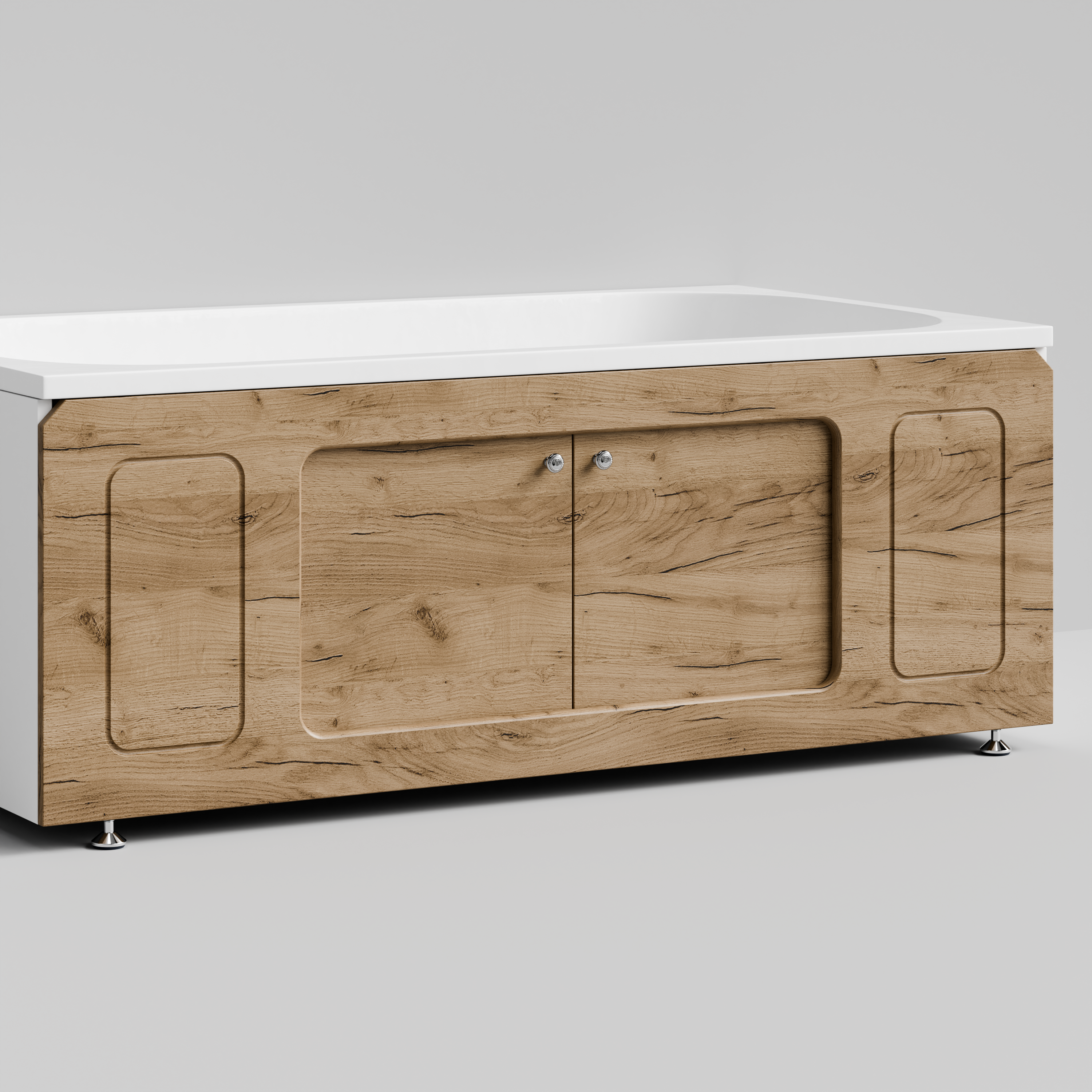 Экран под ванну Vod-ok Лидер 150 раздвижной Дуб Тортуга