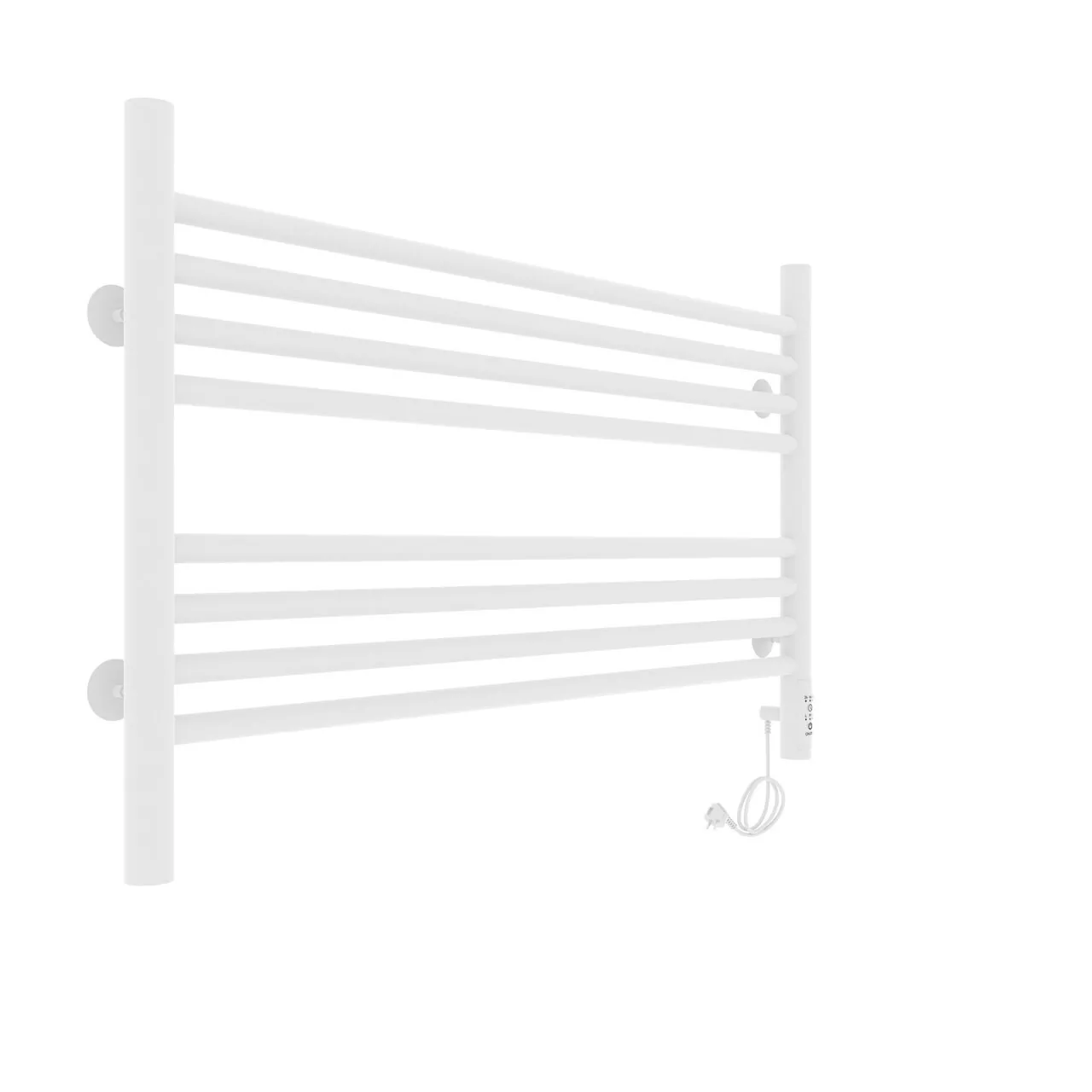 Полотенцесушитель электрический Laris Оливия ЧК8 800х500 правый, белый матовый