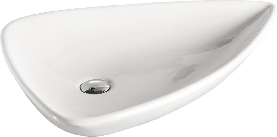 Раковина SantiLine SL-1033 накладная, белая