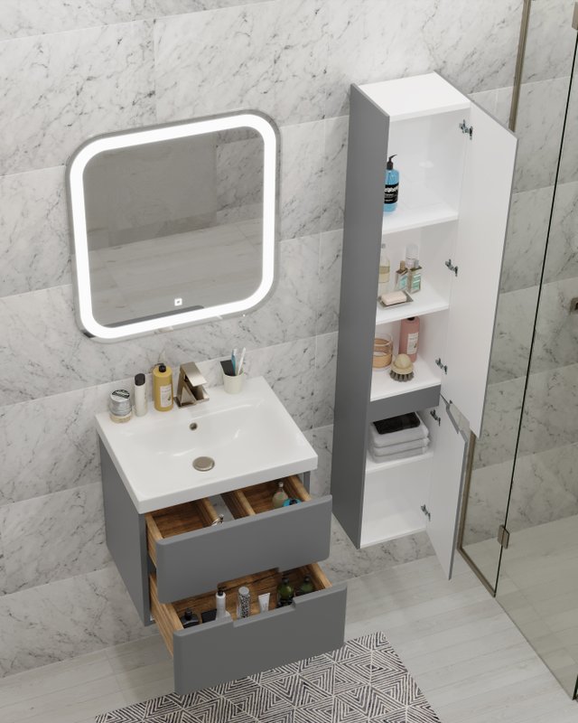 Пенал подвесной SanStar Noche графит