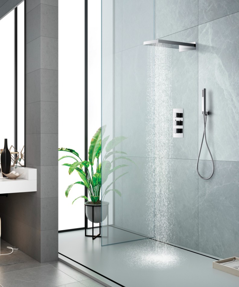 Душевой комплект SantiLine SL-9019 хром