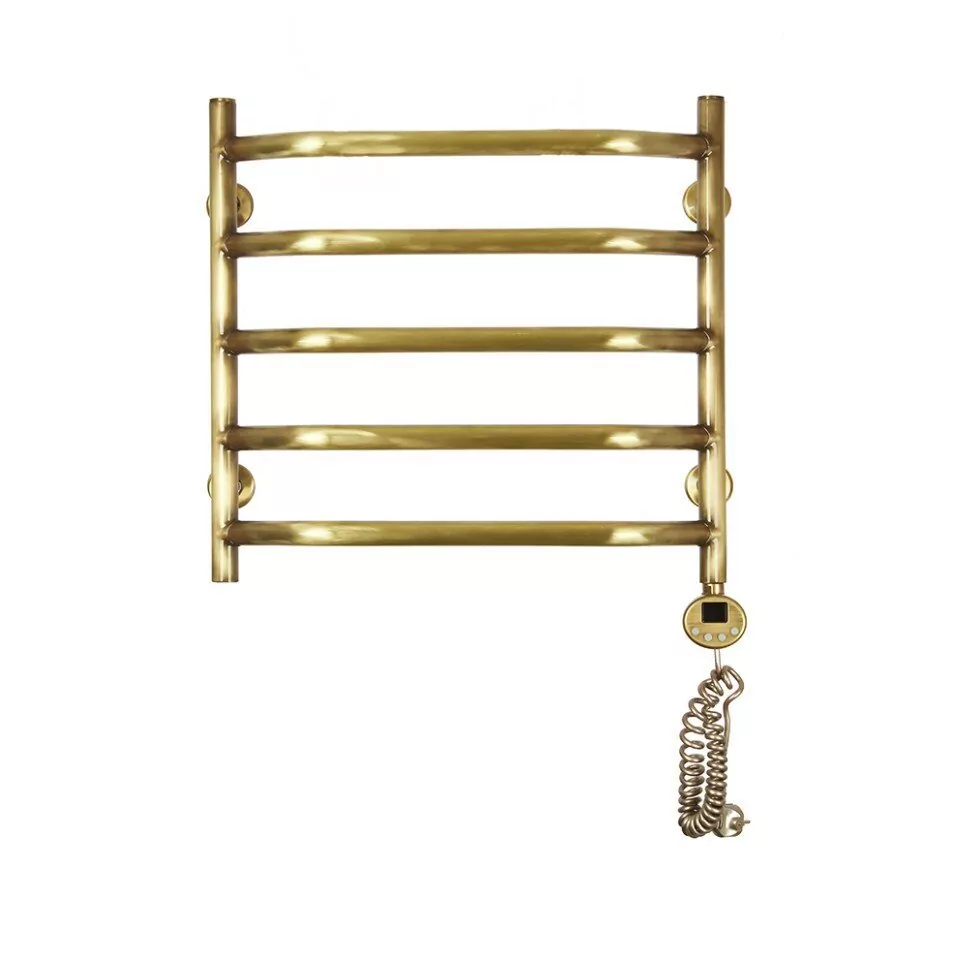 Полотенцесушитель электрический Domoterm Лаура Плюс П5 500х500 АБР ER, античная бронза