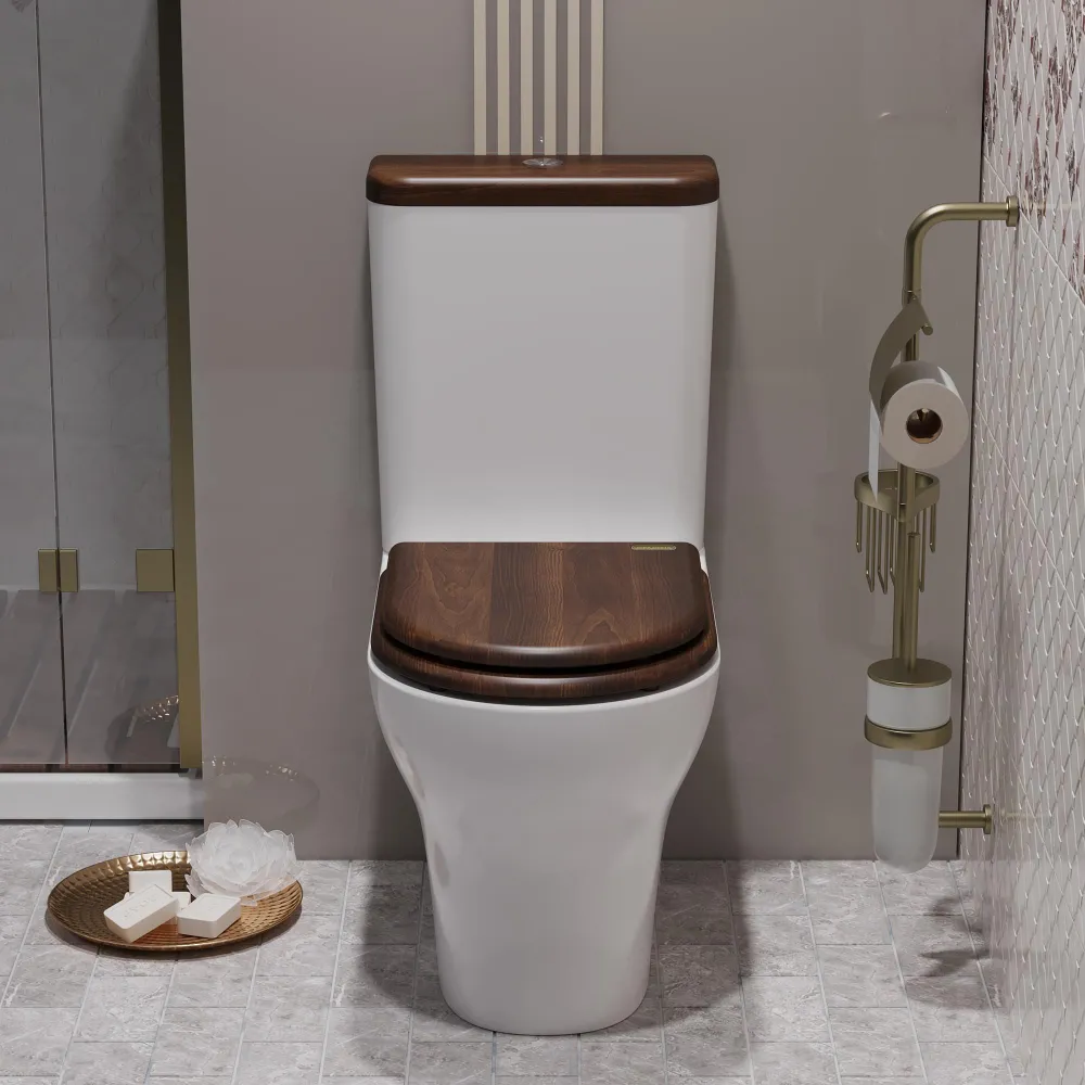 Унитаз-компакт Opadiris Палермо OS24724N белый, светлый орех