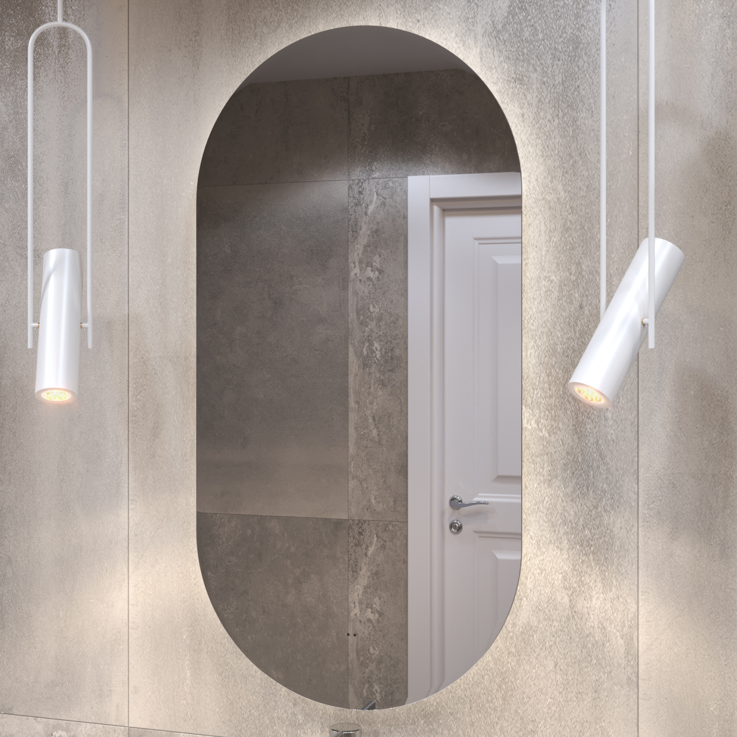 Зеркало Vigo Spin Comfort 500 свет, сенсор, антизапотевание