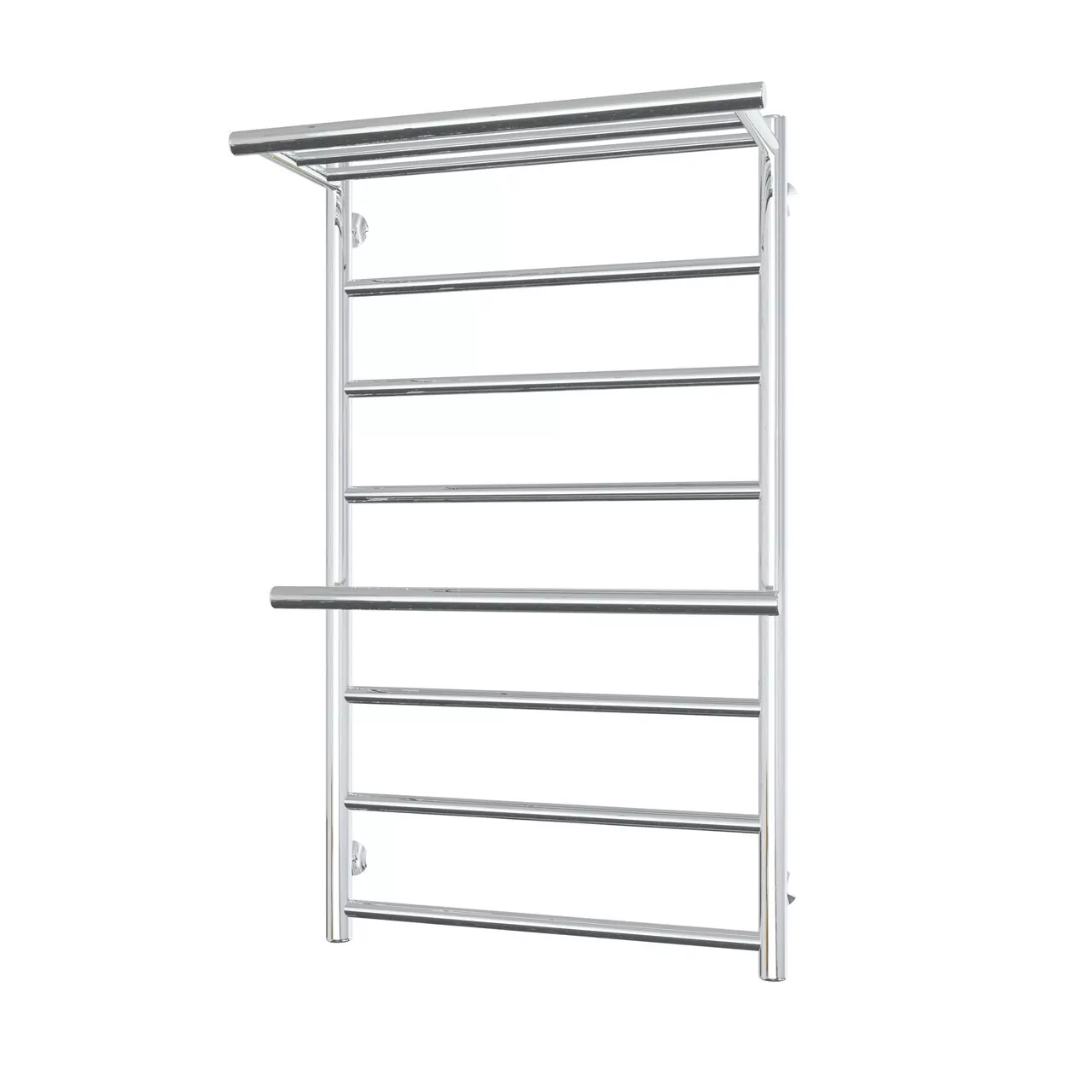 Полотенцесушитель водяной Laris Лавина П9 500х800 с полкой, хром