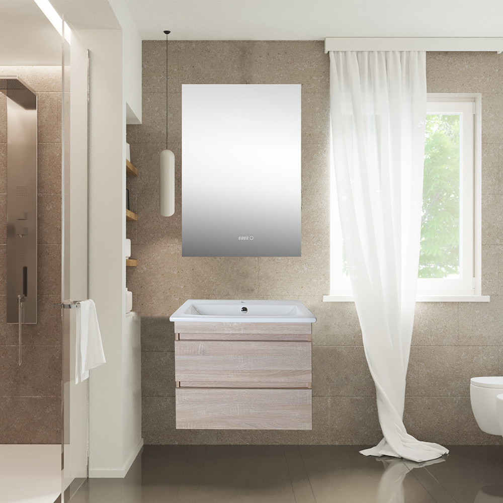 Мебель для ванной Асб-мебель Лира 60 комплект, подвесной, дуб золотой