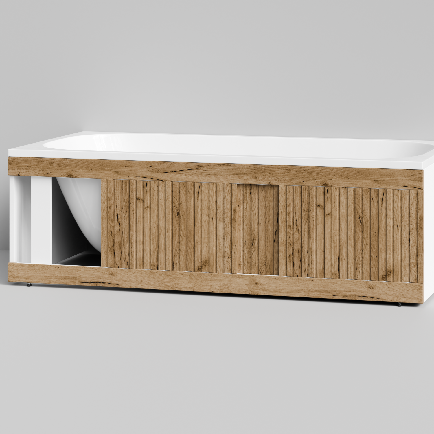 Экран под ванну Vod-ok Тач 170 раздвижной Дуб Тортуга